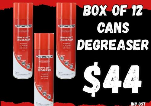 Box of 12 Cans of Degreaser