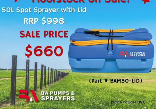 50L Spot Sprayer with Lid