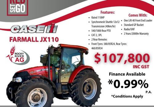 Case IH Farmall JX110 Tractor & One Lift 40 Loader!