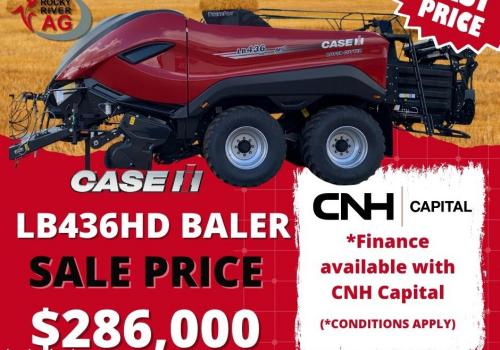 Case IH LB436HD Baler!